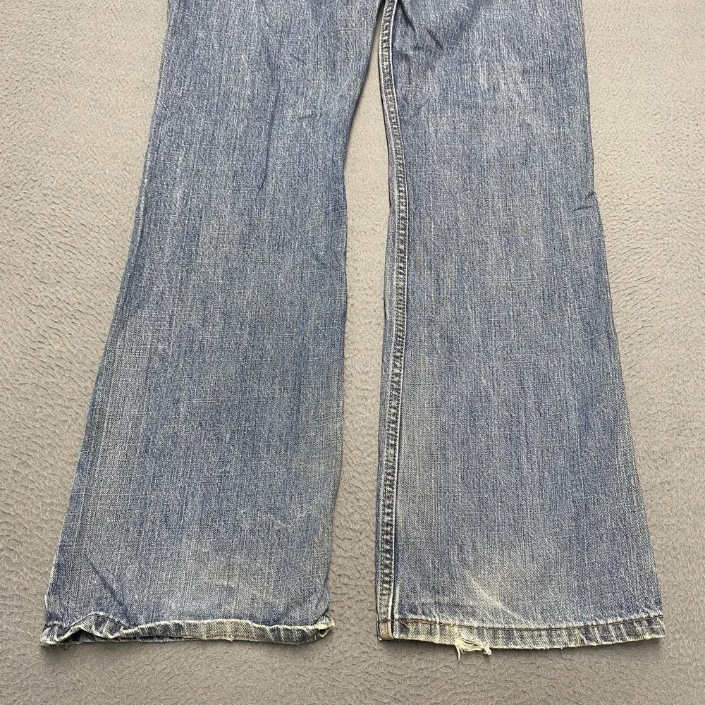 VTG Levis 527 Jeans Mens 32x34 Blue Low Bootcut Denim Medium Wash Cotton y2k